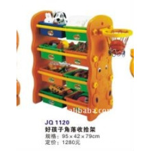 no-toxic kids plastic corner storage shelf